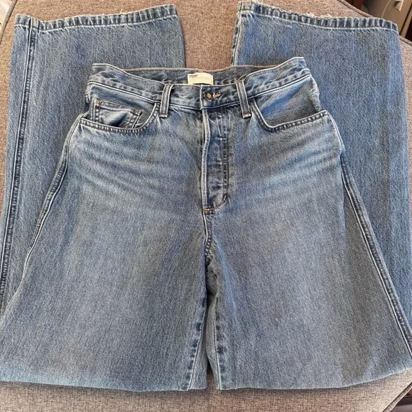 Favorite Daughter The Masha Jeans Super High Rise Wide Leg in Long Beach Size 28 - Picture 2 of 11